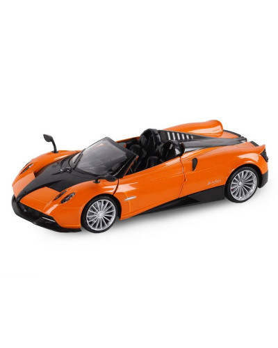 Машина "АВТОПАНОРАМА" Pagani Huayra Roadster, оранжевый, 1/24, свет, звук, в/к 24,5*12,5*10,5 см