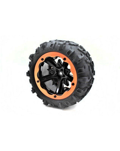 Колесо в сборе для Remo Hobby RH8035/36 (левое красное), 1шт.