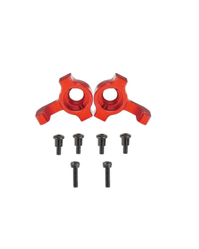 Алюминиевые поворотные кулаки для Remo Hobby 1/16, металл, тюнинг  (2 шт)