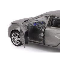Машина "АВТОПАНОРАМА" LADA VESTA седан, 1/24,  серый, свет. звук. эффекты, в/к 24,5*12,5*10,5 см