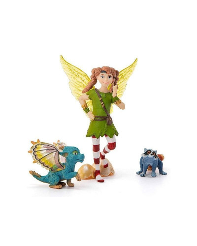 Фигурка Schleich Эльфийка Марвин с Нугуром и Пиу, MOVIE