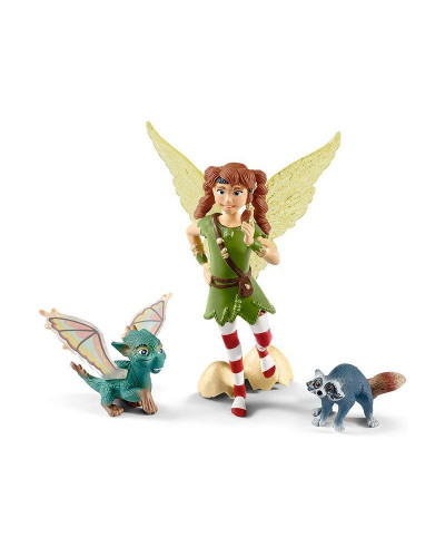 Фигурка Schleich Эльфийка Марвин с Нугуром и Пиу, MOVIE