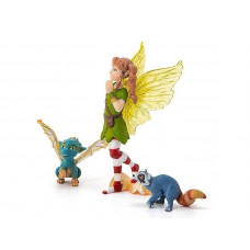 Фигурка Schleich Эльфийка Марвин с Нугуром и Пиу, MOVIE