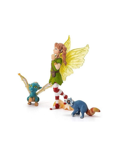 Фигурка Schleich Эльфийка Марвин с Нугуром и Пиу, MOVIE