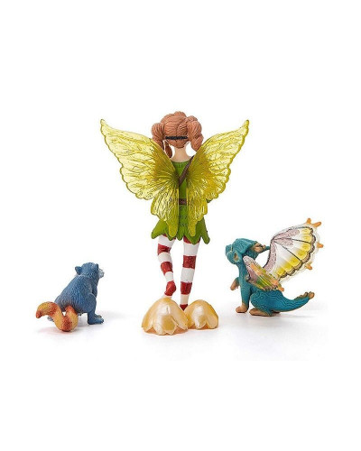 Фигурка Schleich Эльфийка Марвин с Нугуром и Пиу, MOVIE