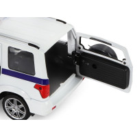 Машина "АВТОПАНОРАМА" УАЗ "PATRIOT" Полиция, 1/26, свет, звук, инерция, в/к 24,5*12,5*10,5 см