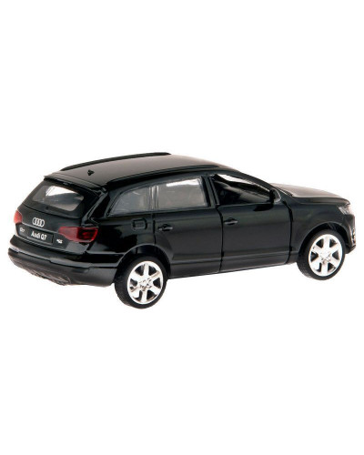 Машина "АВТОПАНОРАМА" Audi Q7, черный, 1/43, инерция, откр. двери, в/к 17,5*12,5*6,5 см