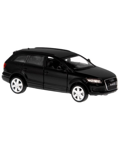 Машина "АВТОПАНОРАМА" Audi Q7, черный, 1/43, инерция, откр. двери, в/к 17,5*12,5*6,5 см