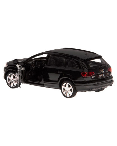 Машина "АВТОПАНОРАМА" Audi Q7, черный, 1/43, инерция, откр. двери, в/к 17,5*12,5*6,5 см