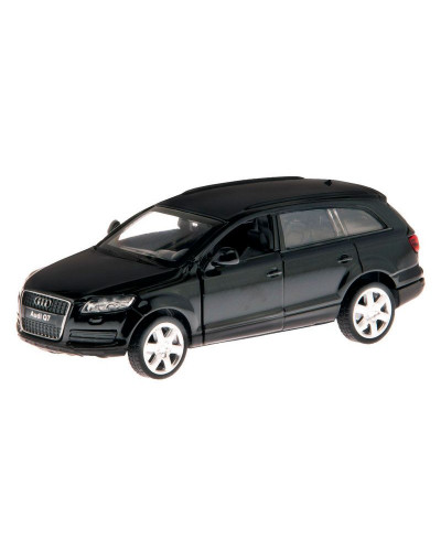 Машина "АВТОПАНОРАМА" Audi Q7, черный, 1/43, инерция, откр. двери, в/к 17,5*12,5*6,5 см