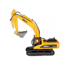 Металлический экскаватор с ковшом HUI NA TOYS 1/40