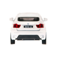 Машина "АВТОПАНОРАМА" BMW X6, 1/43, белый, инерция, откр. двери, в/к 17,5*12,5*6,5 см