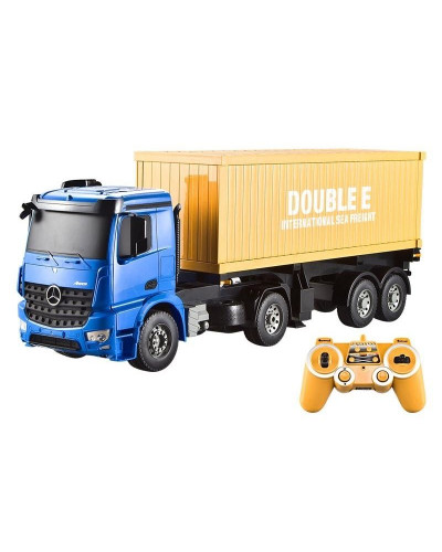 Радиоуправляемый контейнеровоз Double Eagle Mercedes-Benz Arocs 1:20 2.4G