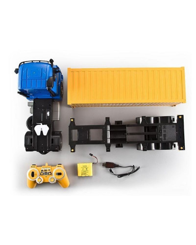 Радиоуправляемый контейнеровоз Double Eagle Mercedes-Benz Arocs 1:20 2.4G