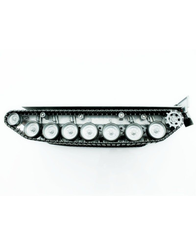 Металлическое шасси для танка Leopard 2A6 (full set, редуктора, электроника)