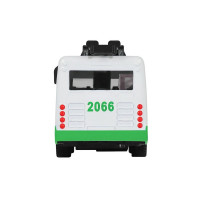 Троллейбус "Автопанорама", зеленый, 1/90, свет, звук, инерция, в/к 22*13,5*5,8 см