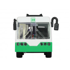 Троллейбус "Автопанорама", зеленый, 1/90, свет, звук, инерция, в/к 22*13,5*5,8 см