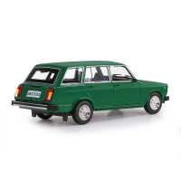 Машина "АВТОПАНОРАМА" ВАЗ 2104, зеленый, 1/24, инерция, в/к 24,5*12,5*10,5 см