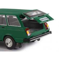 Машина "АВТОПАНОРАМА" ВАЗ 2104, зеленый, 1/24, инерция, в/к 24,5*12,5*10,5 см