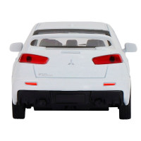 Машина "АВТОПАНОРАМА" Mitsubishi Lancer Evolution, белый, 1/41, откр. двери, в/к 17,5*12,5*6,5 см