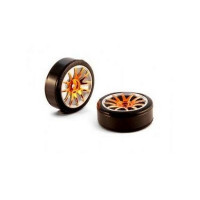 Колеса с пластиковыми покрышками для Hi4163, золотой хром