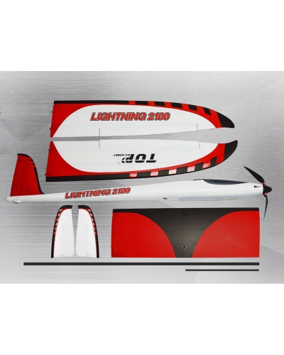 Радиоуправляемый планер Top RC Lightning 2100 (Propeller Power System) 2100мм 2.4G 4-ch LiPo RTF