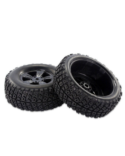 Колеса в сборе для багги Himoto E18DB, 2шт.