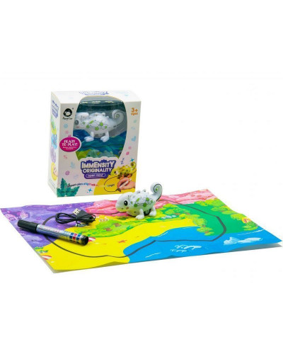 Робот-хамелеон HappyCow 777-613, сенсор, движется по линии, свет