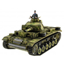 Р/У танк Taigen 1/16 Panzerkampfwagen III (Германия) HC (для ИК танкового боя) 2.4G RTR