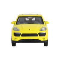 Машина "АВТОПАНОРАМА" Porsche Cayenne S, желтый, 1/32, свет, звук, инерция, в/к 17,5*13,5*9 см