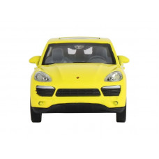 Машина "АВТОПАНОРАМА" Porsche Cayenne S, желтый, 1/32, свет, звук, инерция, в/к 17,5*13,5*9 см