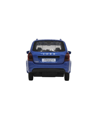 Машина "АВТОПАНОРАМА" LADA GRANTA CROSS, синий, 1/24, свет, звук, инерция, в/к 24,5*12,5*10,5 см