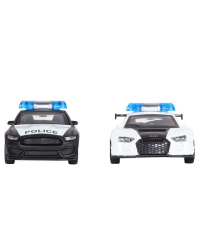 Набор "АВТОПАНОРАМА" "Полиция", 1/46, инерция, в/к 30*13*10 см