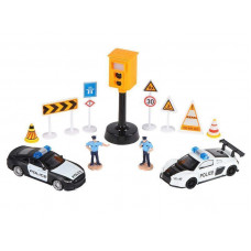 Набор "АВТОПАНОРАМА" "Полиция", 1/46, инерция, в/к 30*13*10 см