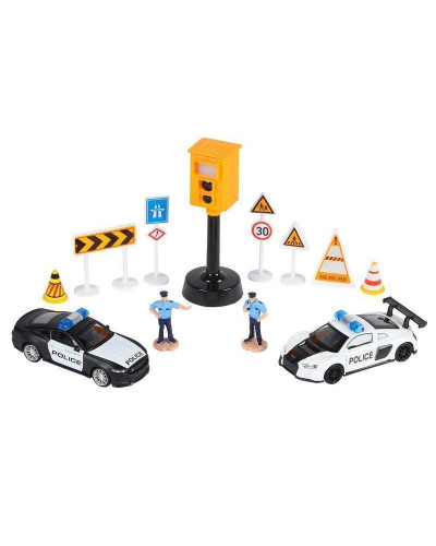 Набор "АВТОПАНОРАМА" "Полиция", 1/46, инерция, в/к 30*13*10 см