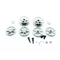 Ведущая звездочка и ленивец c подшипниками для танка Panzer IV (металл)