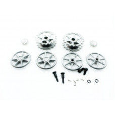 Ведущая звездочка и ленивец c подшипниками для танка Panzer IV (металл)