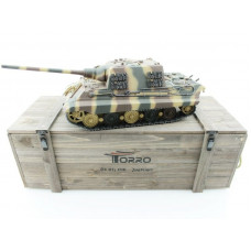 Р/У танк Torro Jagdtiger (Metal Edition) 1/16 2.4G, ИК-пушка, деревянная коробка