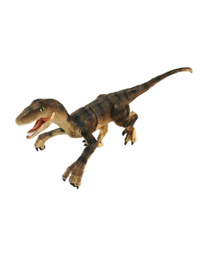 Радиоуправляемый динозавр SUNMIR Велоцираптор (желтый), звук, свет