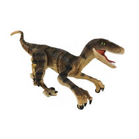 Радиоуправляемый динозавр SUNMIR Велоцираптор (желтый), звук, свет