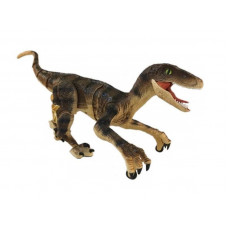 Радиоуправляемый динозавр SUNMIR Велоцираптор (желтый), звук, свет