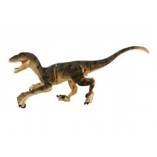 Радиоуправляемый динозавр SUNMIR Велоцираптор (желтый), звук, свет