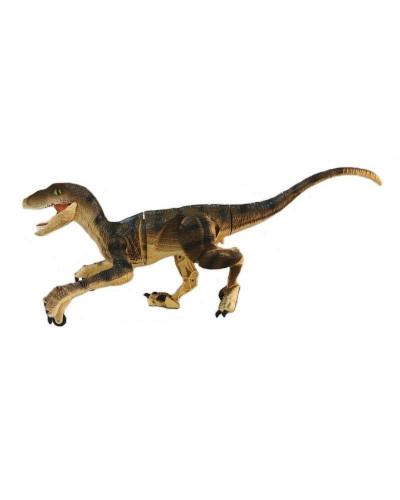 Радиоуправляемый динозавр SUNMIR Велоцираптор (желтый), звук, свет