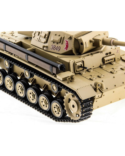 Р/У танк Heng Long 1/16 Panzerkampfwagen III (Германия) 2.4G RTR PRO песочный