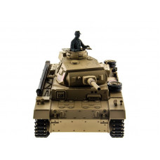 Р/У танк Heng Long 1/16 Panzerkampfwagen III (Германия) 2.4G RTR PRO песочный