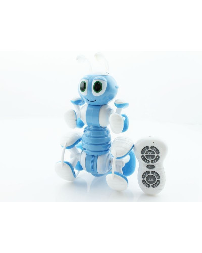 Р/У робот-муравей трансформируемый, звук, свет, танцы (синий)