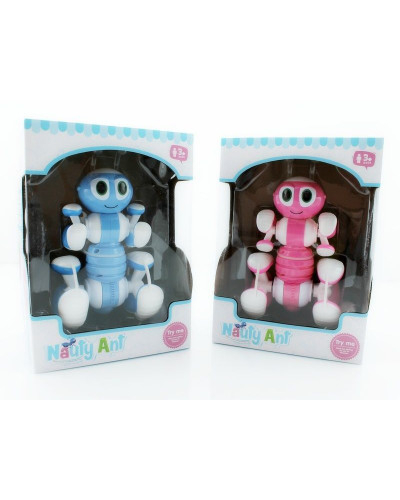 Р/У робот-муравей трансформируемый, звук, свет, танцы (синий)