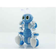 Р/У робот-муравей трансформируемый, звук, свет, танцы (синий)