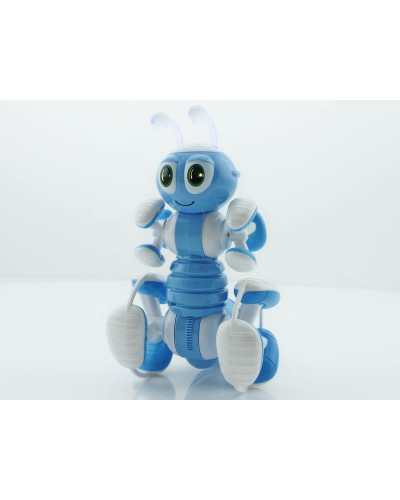 Р/У робот-муравей трансформируемый, звук, свет, танцы (синий)