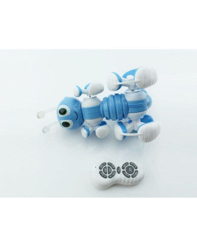 Р/У робот-муравей трансформируемый, звук, свет, танцы (синий)